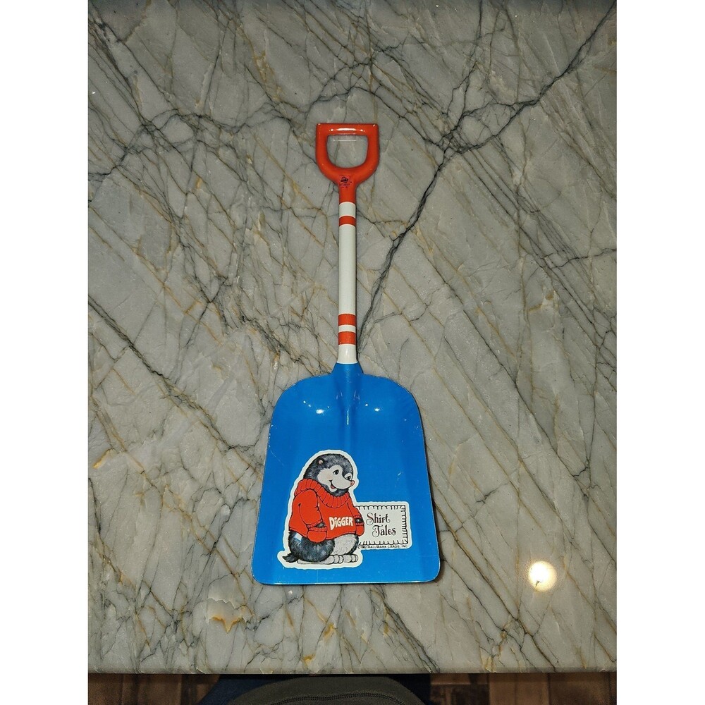 Hallmark 1982 Shirt Tales Digger Shovel, 14in x 4.5in 29J182